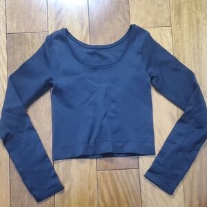 Athleta Girl Cropped Long Sleeve Top Size 12